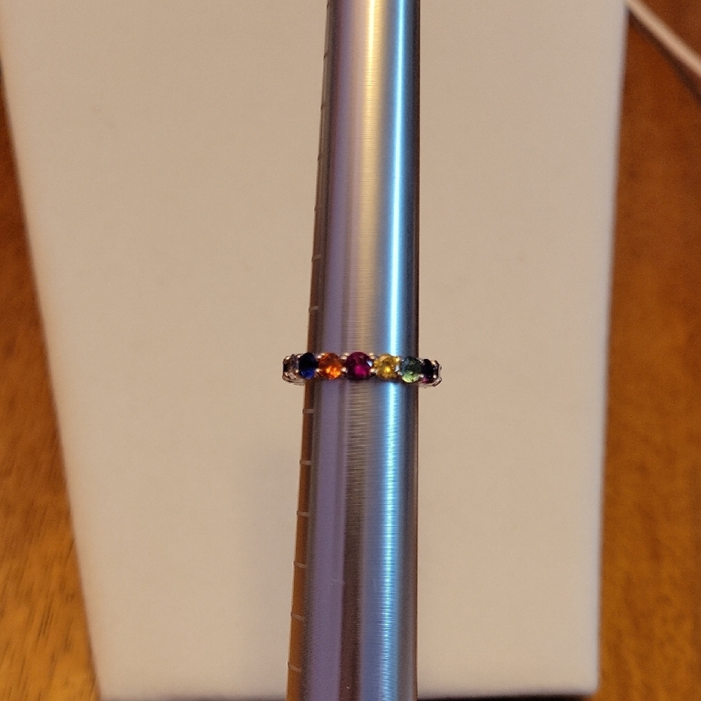 Multicolor Gemstone Ring - image 3